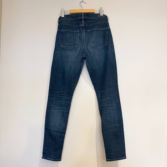 AGOLDE Sophie Skinny Jeans Womens Size 27 Mid Rise Dark Denim - Picture 2 of 6